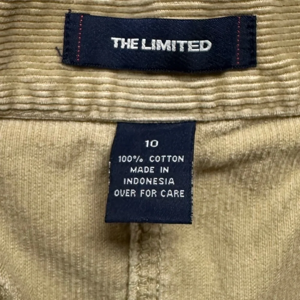 *THE LIMITED* Brown Corduroy Skirt w/ Pockets Size 10